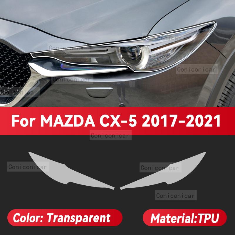 Für MAZDA CX-5 2012-2021 2020 2019 Auto Scheinwerfer Transparent TPU Schutzfolie Frontlicht Tönung Farbwechsel Aufkleber