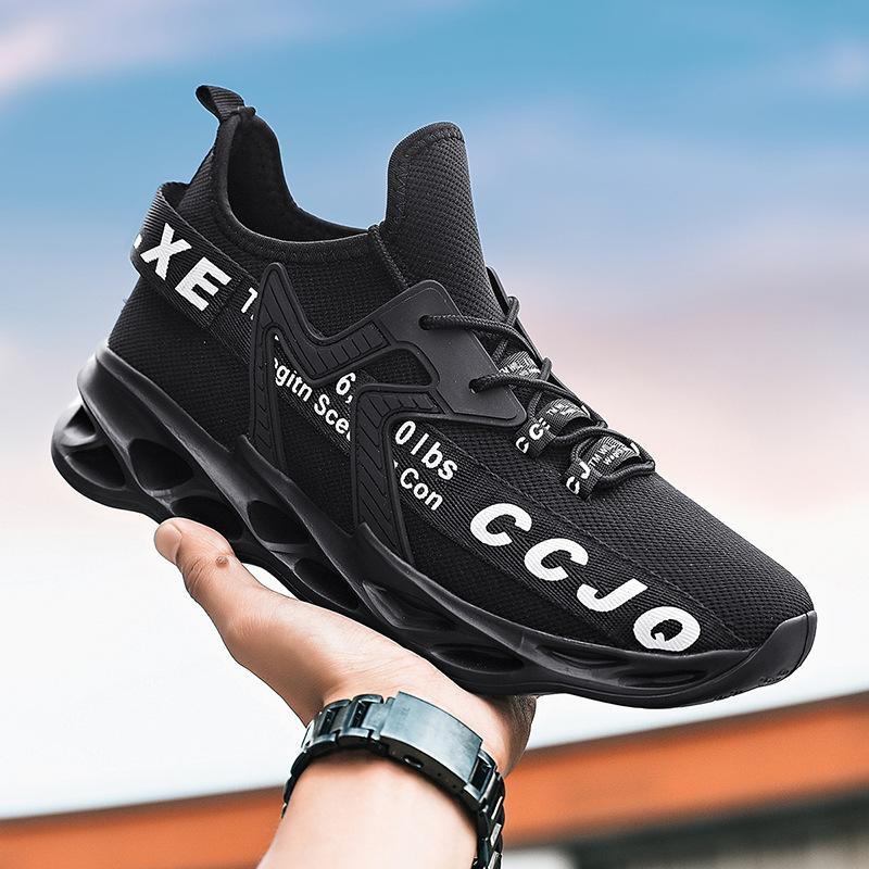 Sneakers men s fly-woven mesh breathable lightweight running shoes men s shoes sneake 36