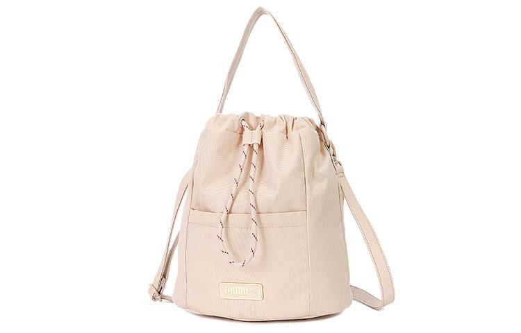 PUMA Fabric Bucket Bag, One Shoulder Handbag Regular Women s Quicksand 078130-01