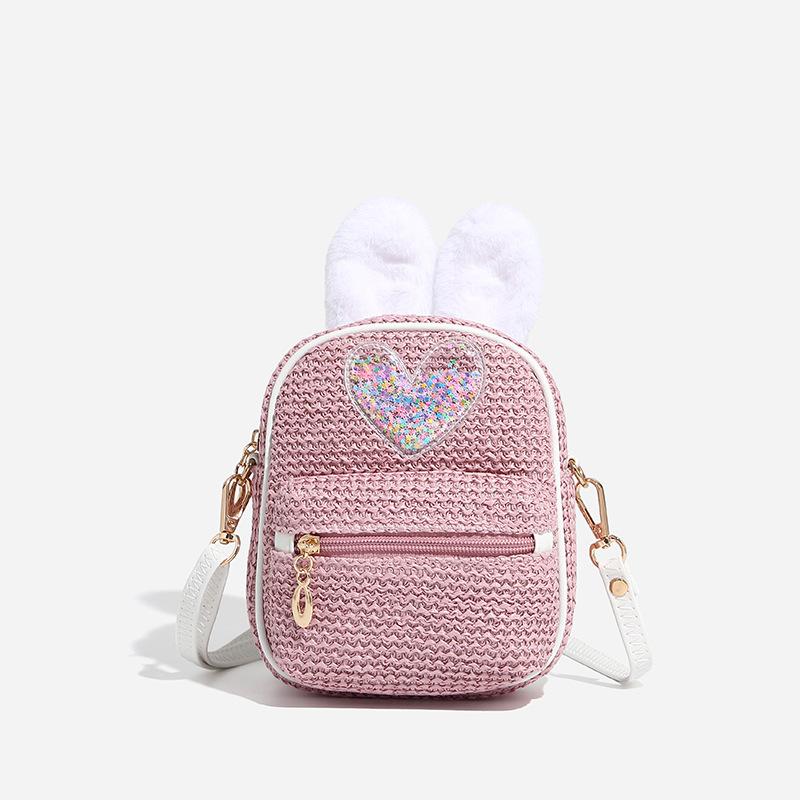 

Children s backpack 2025 new Korean version fashion sequins kindergarten schoolbag cute baby girl bow backpack