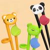 Children Beginners Cartoon Animal Elementary Learning Chopsticks Tableware Training Food Safety  Cute Chopsticks