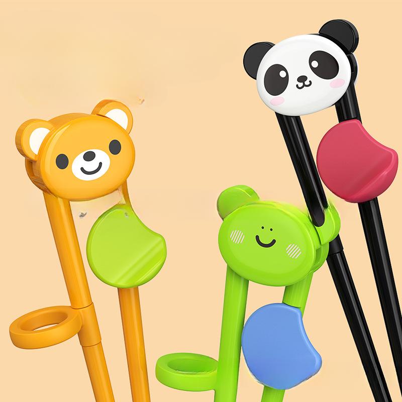 Children Beginners Cartoon Animal Elementary Learning Chopsticks Tableware Training Food Safety Cute Chopsticks