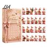 Festive Decoration for Home 2026 Nutcracker Advent Calendar, 24-Day Acrylic Ornament Set with Classic Interactive Game Friends Soldier