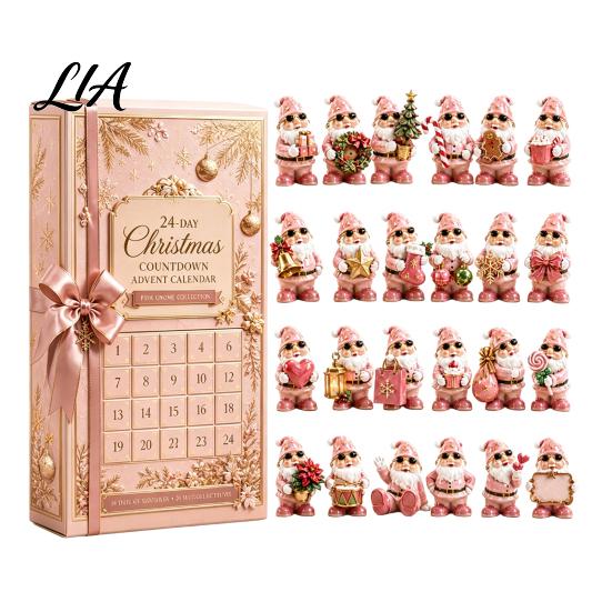 Festive Decoration for Home 2026 Nutcracker Advent Calendar, 24-Day Acrylic Ornament Set with Classic Interactive Game Friends Soldier