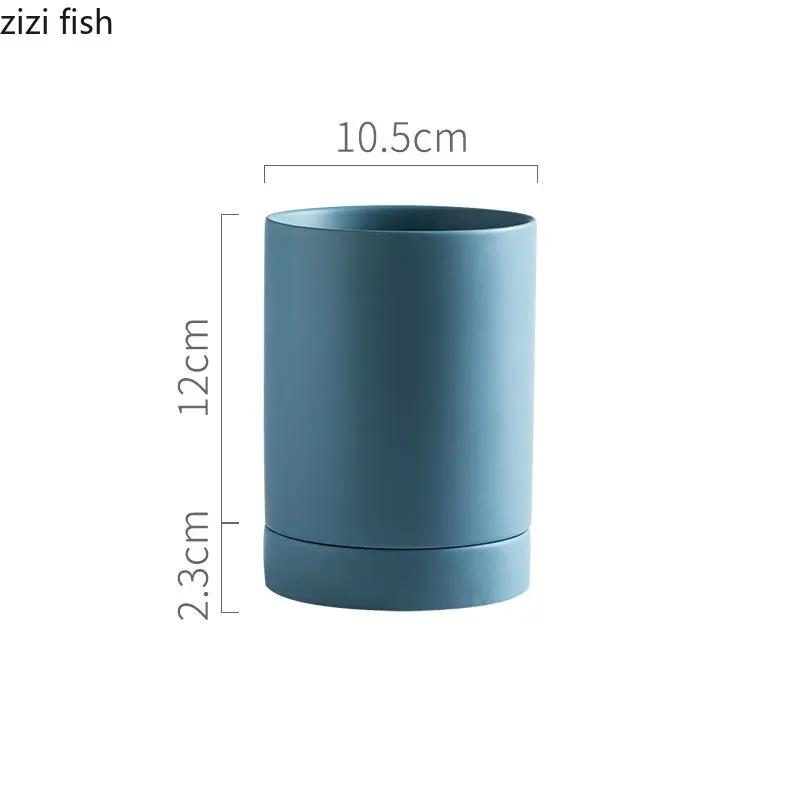 Ceramic Chopstick Holder Single Storage Jar Chopstick Spoon Storage Tube Creative Chopstick Cage Tableware Kitchen Storage Box