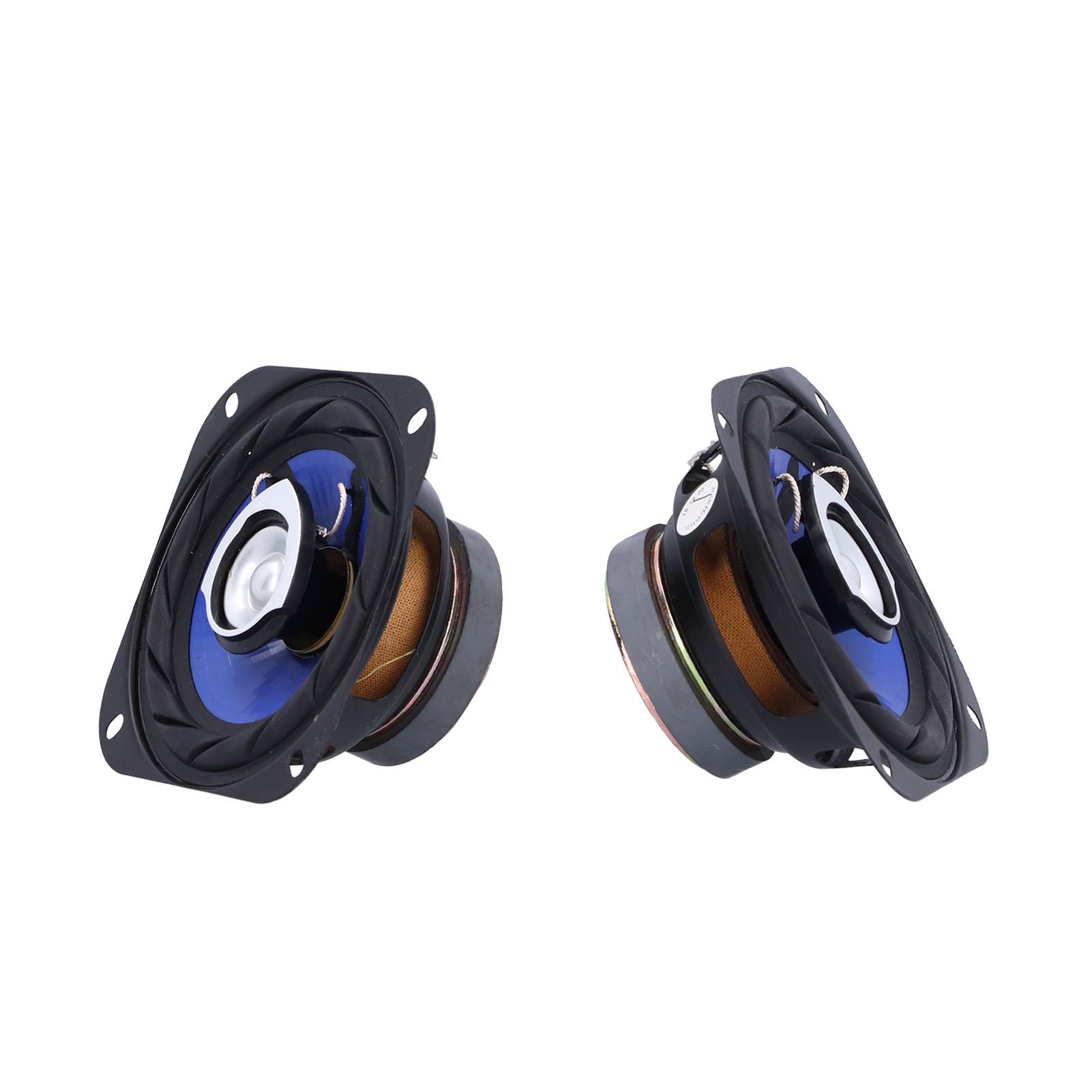 

Pair Car Coaxial Speaker Metal Stereo Music Full Frequency Sensitive Universal
