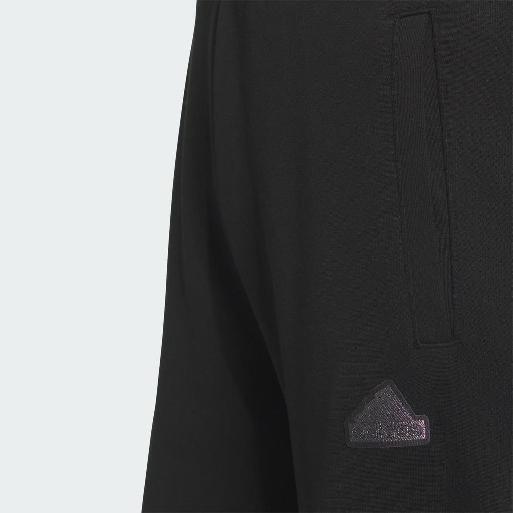 adidas Men's FW24 Small Logo Track Pants Black White JJ3561