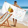 Hey Duggee Print Beach Towel, Large Soft Quick Dry Towel for Beach Camping Swimming