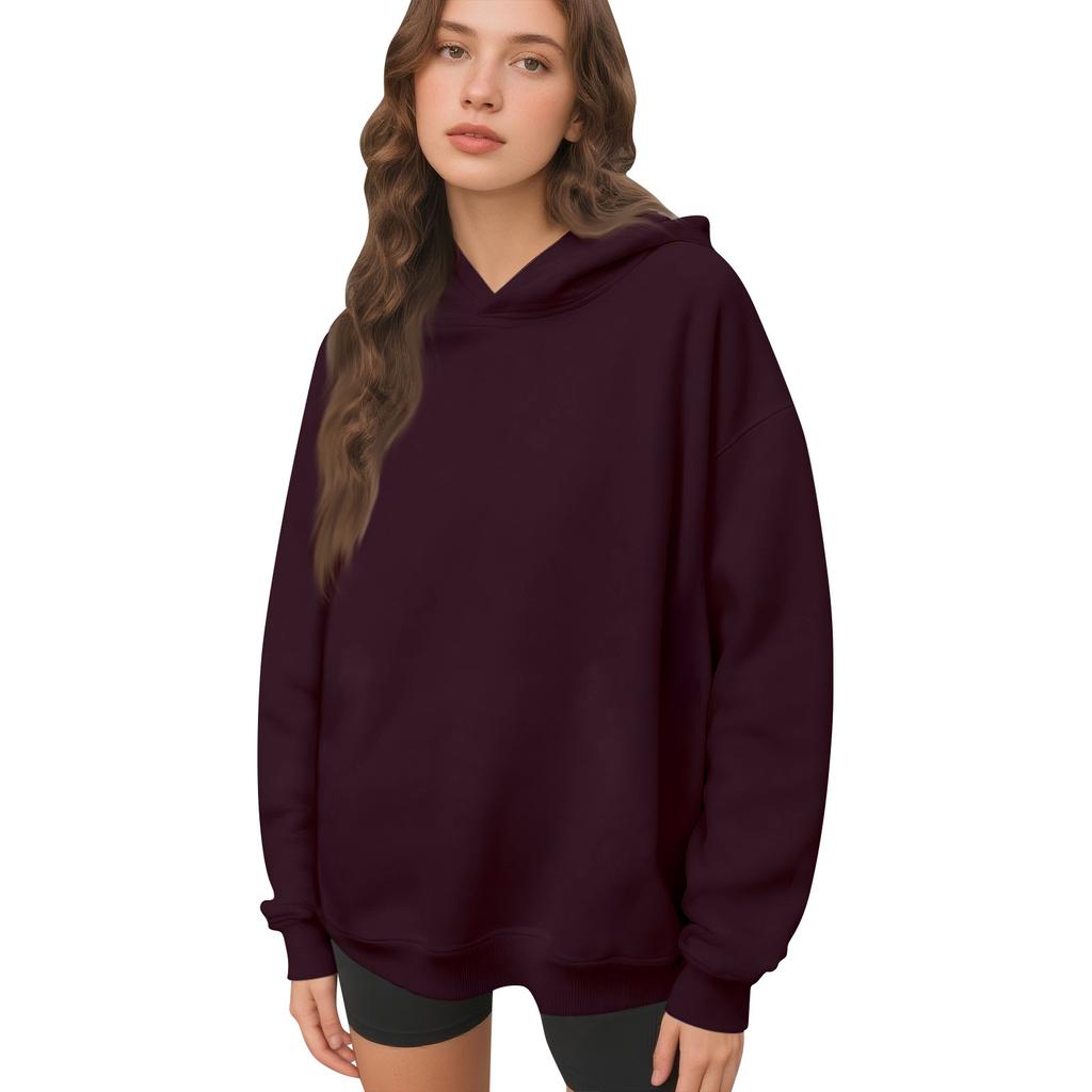 Womens Hooded Sweatshirts Casual Comfy Tops Fall Fashion Outfits