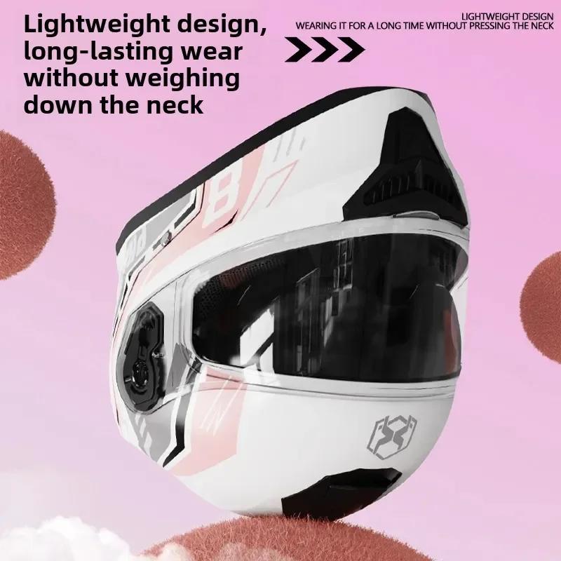 Unisex Motorcycle Helmet Winter Anti-Fog Warm Full Cover Helmet For Men And Women Electric Car Cycle Motorcycle Equipment Access