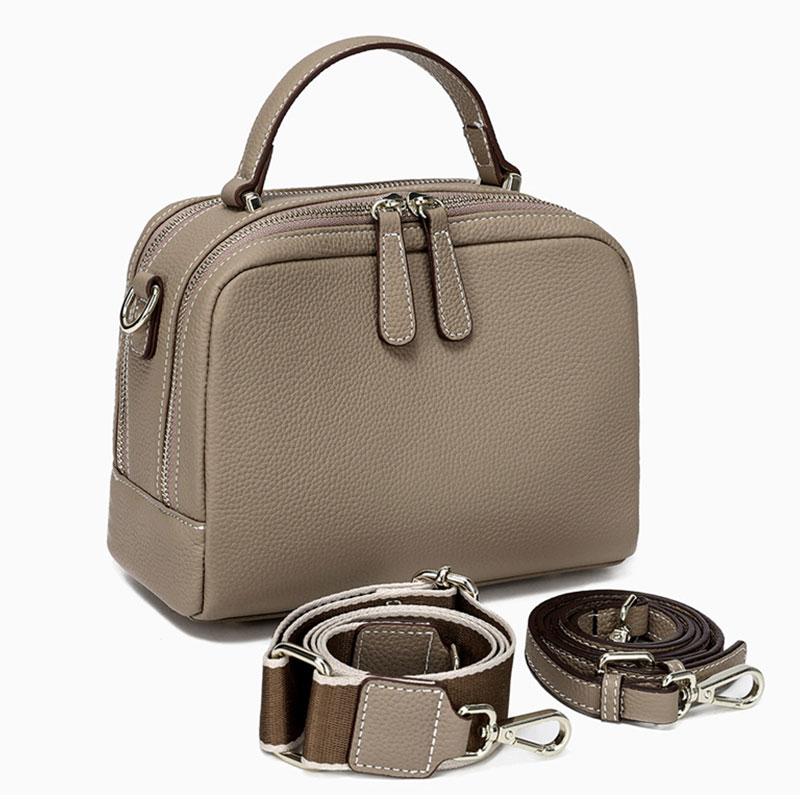 100% Genuine Leather Handbag Luxury Designer Women's Bag High Quality Cowhide Shoulder Bags Versatile Women Crossbody Bag