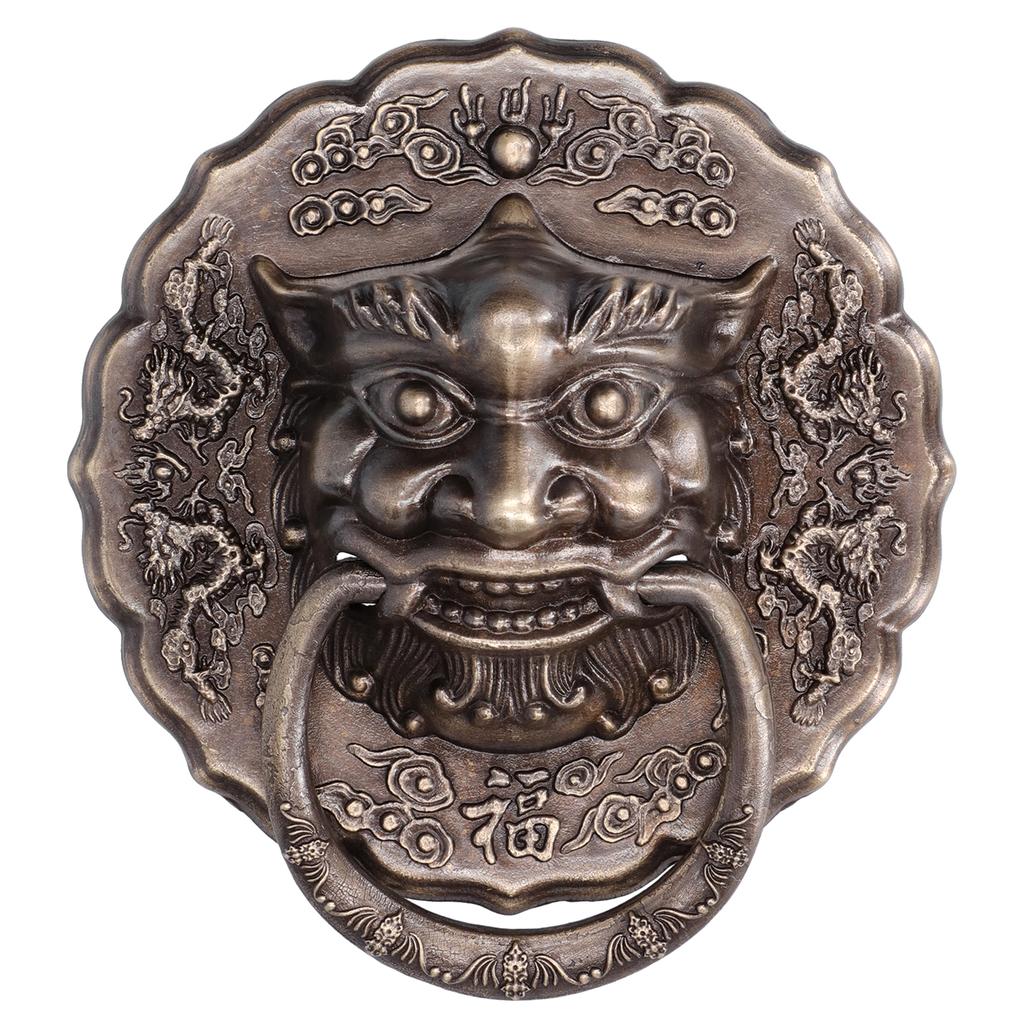 Door Ring Knocker Antique Brass Double Door Pull Ring Handle Hardware Fitting Door Accessory