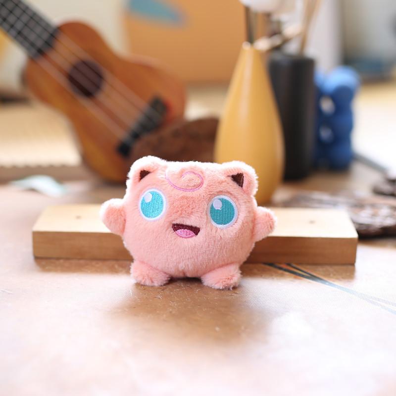 

Cute Snorlax Plush Keychain Ultra-soft Short Plush Toy For Bags And Accessories Pink