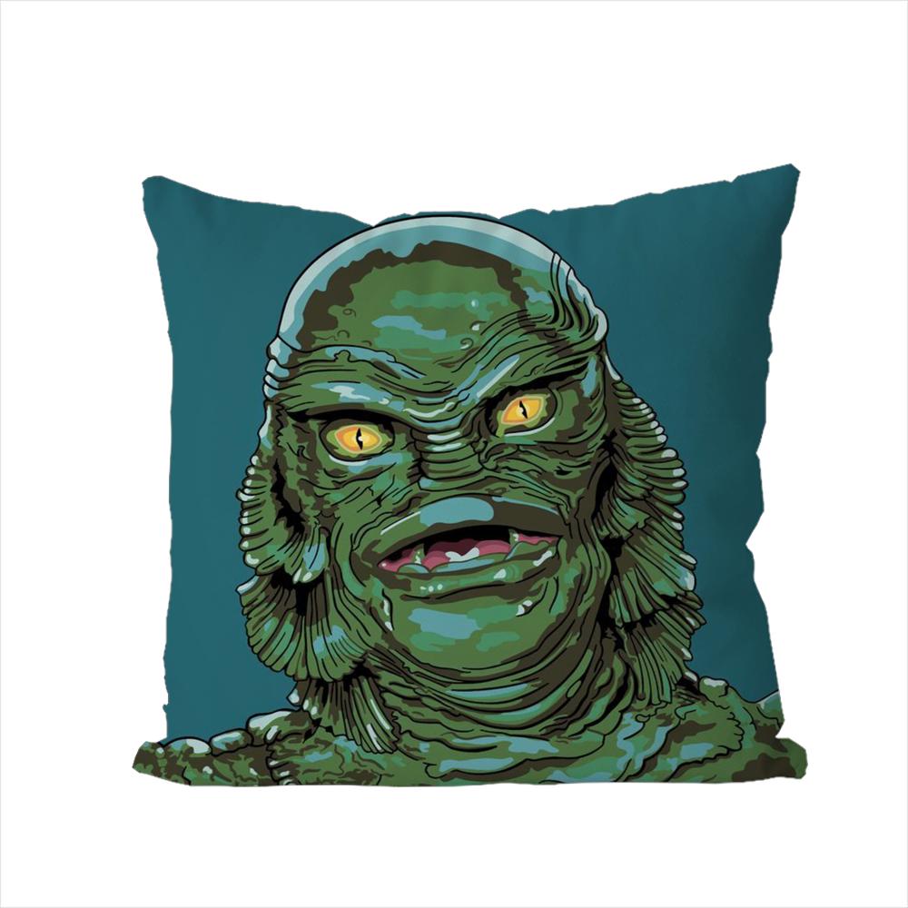 

UUniversal Monsters Horror Pillow Case For Car Sofa Decorative Home Doublesided Print Plush Square Throw Pillow Cushion Cover 30x30cm