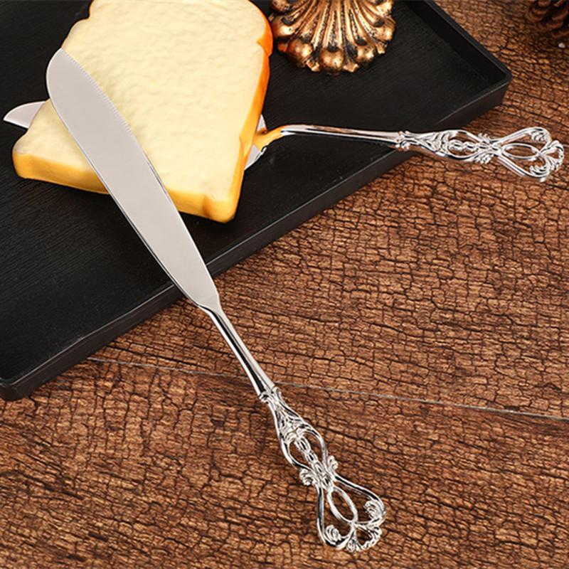 2 Stücke Zepter Silber Kuchenmesser und Schaufel Pizza Brotmesser Hochzeit Partei Liefert Kuchenmesser Dreieck Brotschaufel Backenwerkzeuge