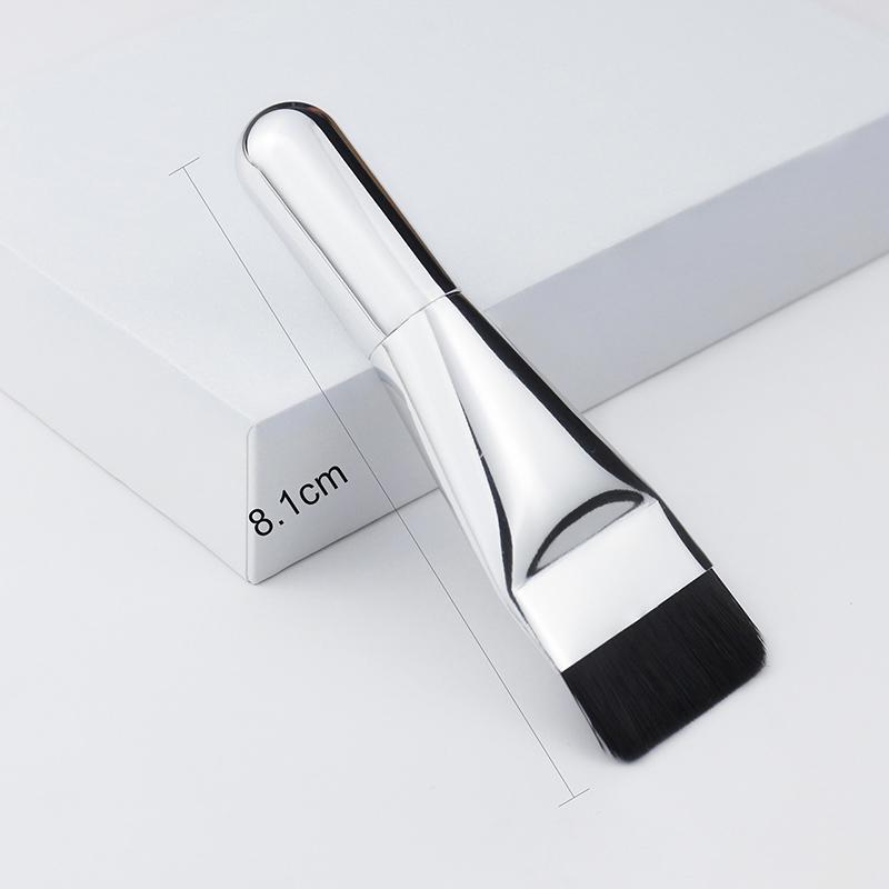 Ultradünner Foundation-Pinsel, leichter Konturpinsel für das Gesicht, flacher Konturpinsel, zum Verblenden von Foundation-Creme, Make-up-Pinsel, Schönheit