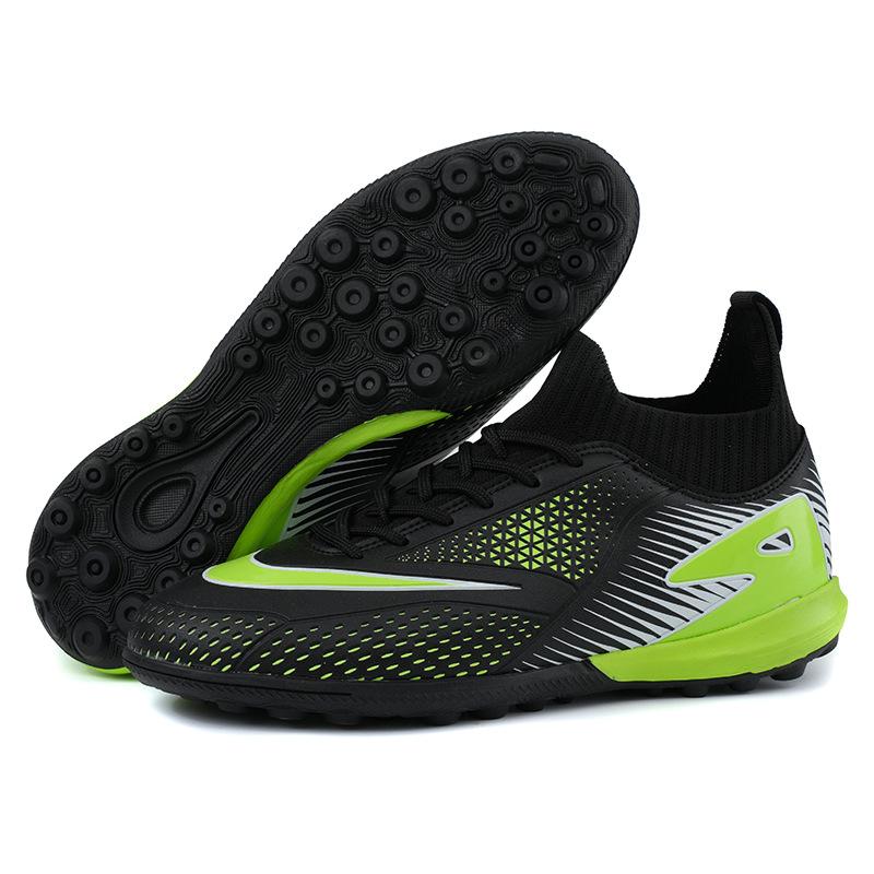 

New high-top spikes adult outdoor grass professional game training sports non-slip wear-resistant football shoes men s 45