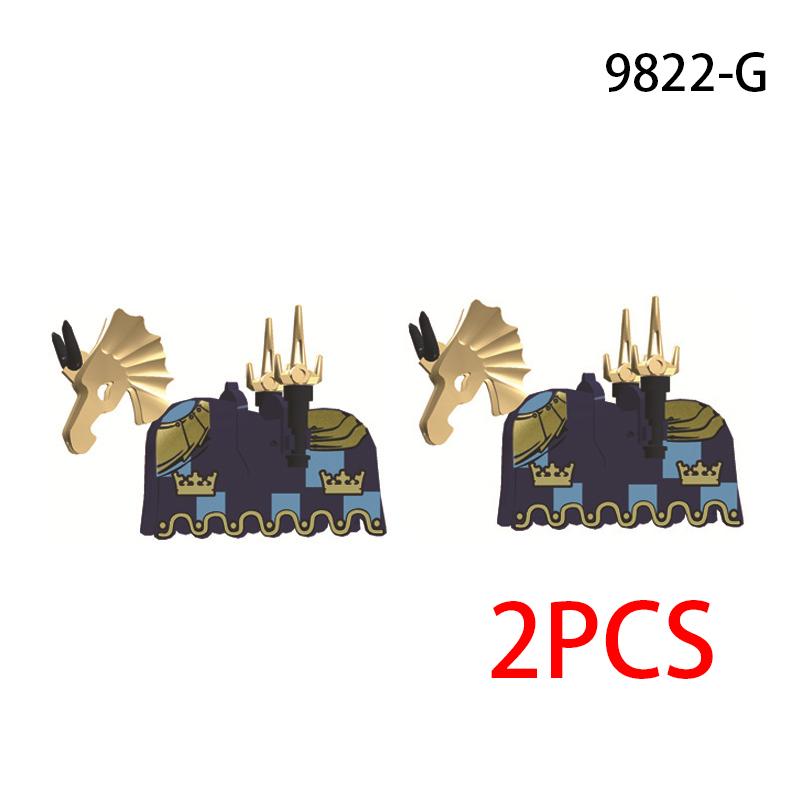 Skeleton Soldier Army King Knight Undead Horse Warrior Bricks Building Block Ringwraith Saddle Roman Soldiers Sword Waffen Toys