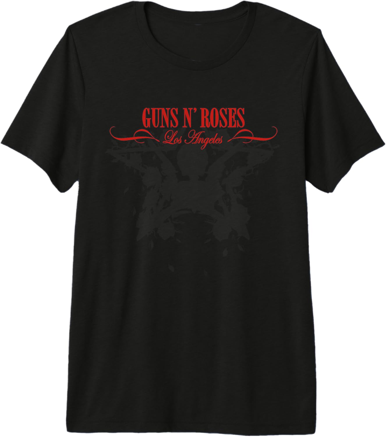 

Guns N Roses Official Los Angeles Skeleton Faded Premium Tri-Blend T-Shirt S разноцветный