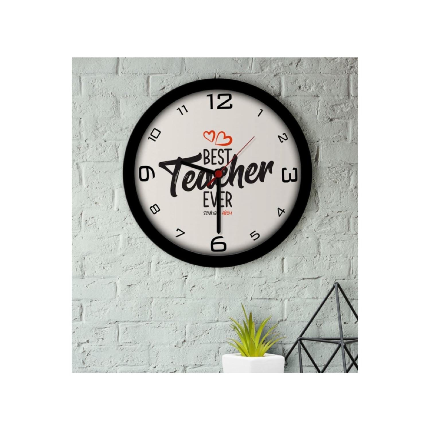 

Personalized Best Teacher Wooden Wall Clock-13