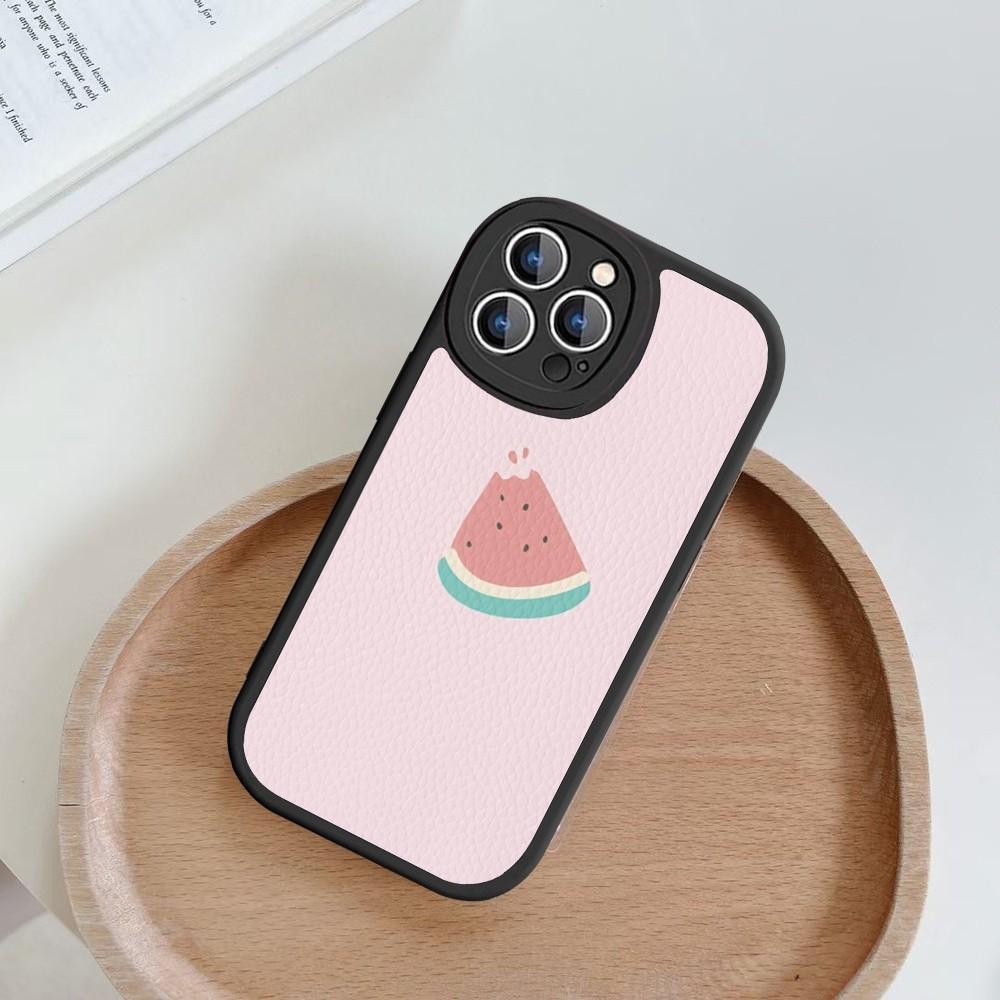 Watermelon Pattern Phone Case Hard Leather For iPhone 14 13 12 Mini 11 14 Pro Max Xs X Xr 7 8 Plus Fundas