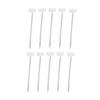 10pcs Plant Labels 304 Stainless Steel Water Proof Reusable Plant Nursery Tags with Pen for Vegetables Flower