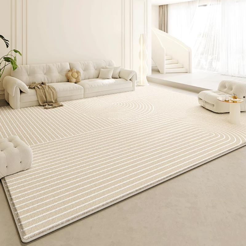 Large Area Rugs for Bedroom Cream Style Living Room Decoration Plush Carpet Home Fluffy Soft Rug Thick Anti-slip Study Floor Mat