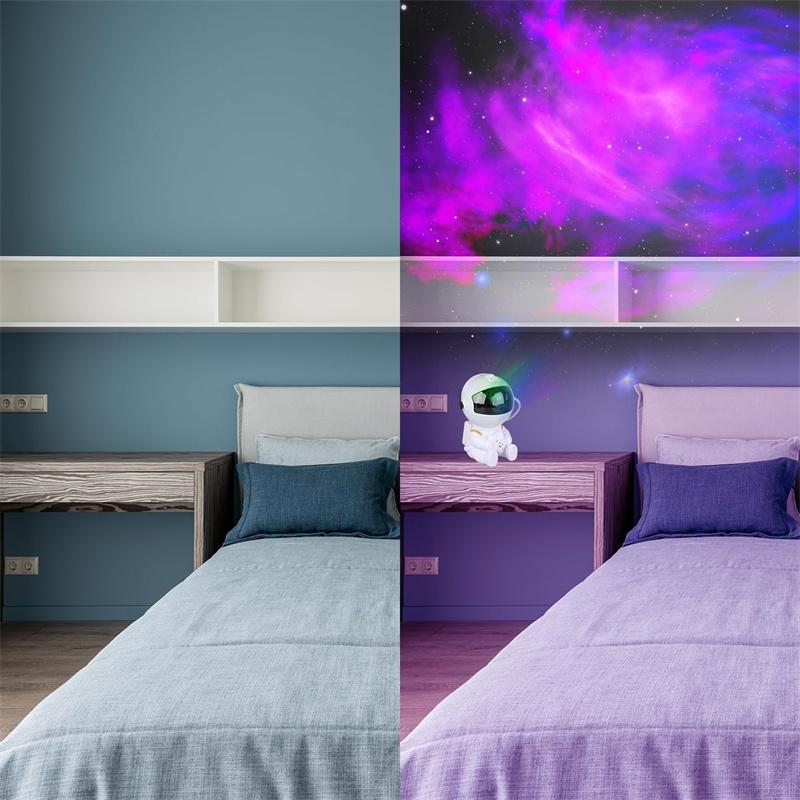 Star Projector Galaxy Night Light Astronaut Space Projector Starry Nebula Ceiling Led Lamp For Bedroom Home Decorative Kids Gift