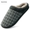 Fashion Lazy Cotton Slippers Men Winter Outdoor Men Shoes Keep Warm Cold-Proof Casual Shoes Men Plush Warm Man Footwear Big Size 4950
