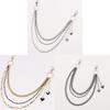 Hip Hop Heart Pendant Metal Belt Chain For Men And Women Casual Fashion Accessory