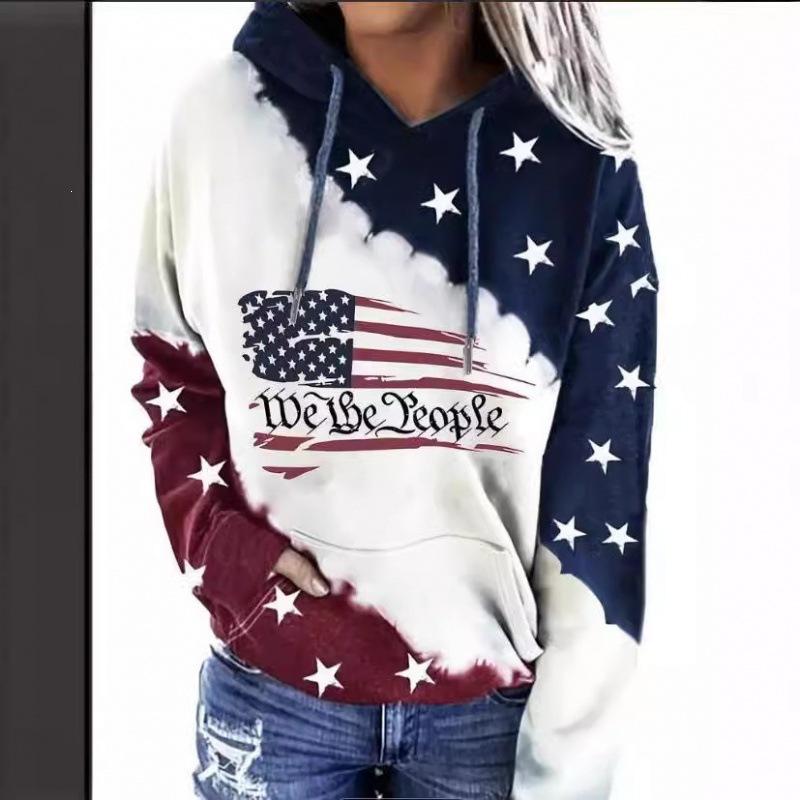 Women's autumn and winter trend casual sweatshirt new hooded