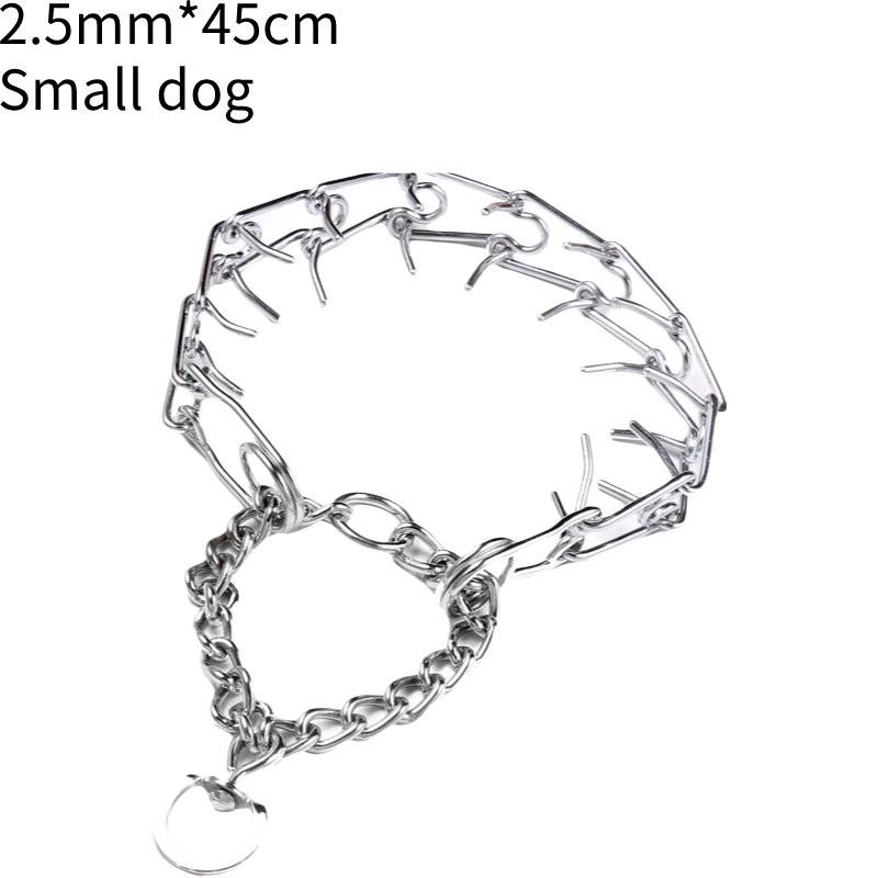 

Iron Dog Thorn Chain Collar Pet Training Tools Suitable For Many Dogs Types 45cm Perimeter