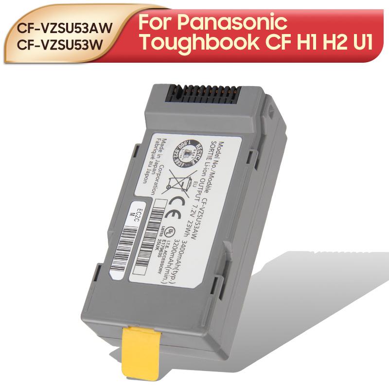 NEW Replacement Battery For Panasonic Toughbook CF H1 H2 U1 CF-VZSU53AW CF-VZSU53 3400mAh