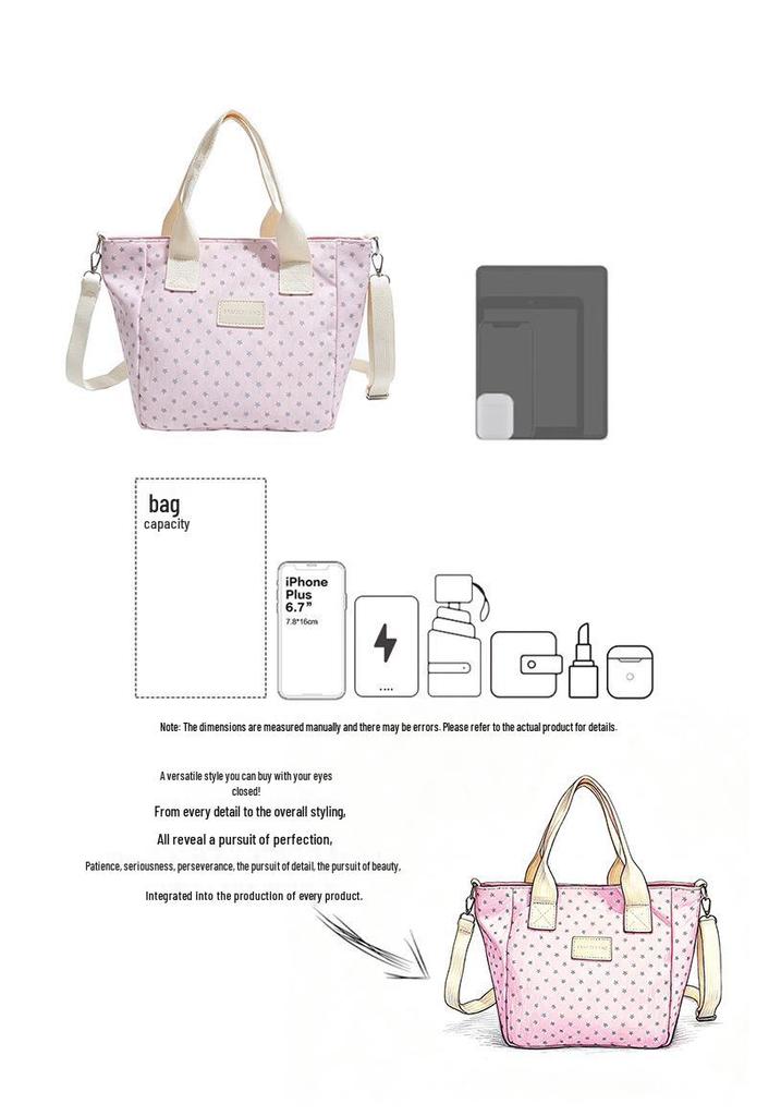 2026 Sweet Star Academy Lightweight Tutoring Bag for Junior & Senior High - Large Capacity