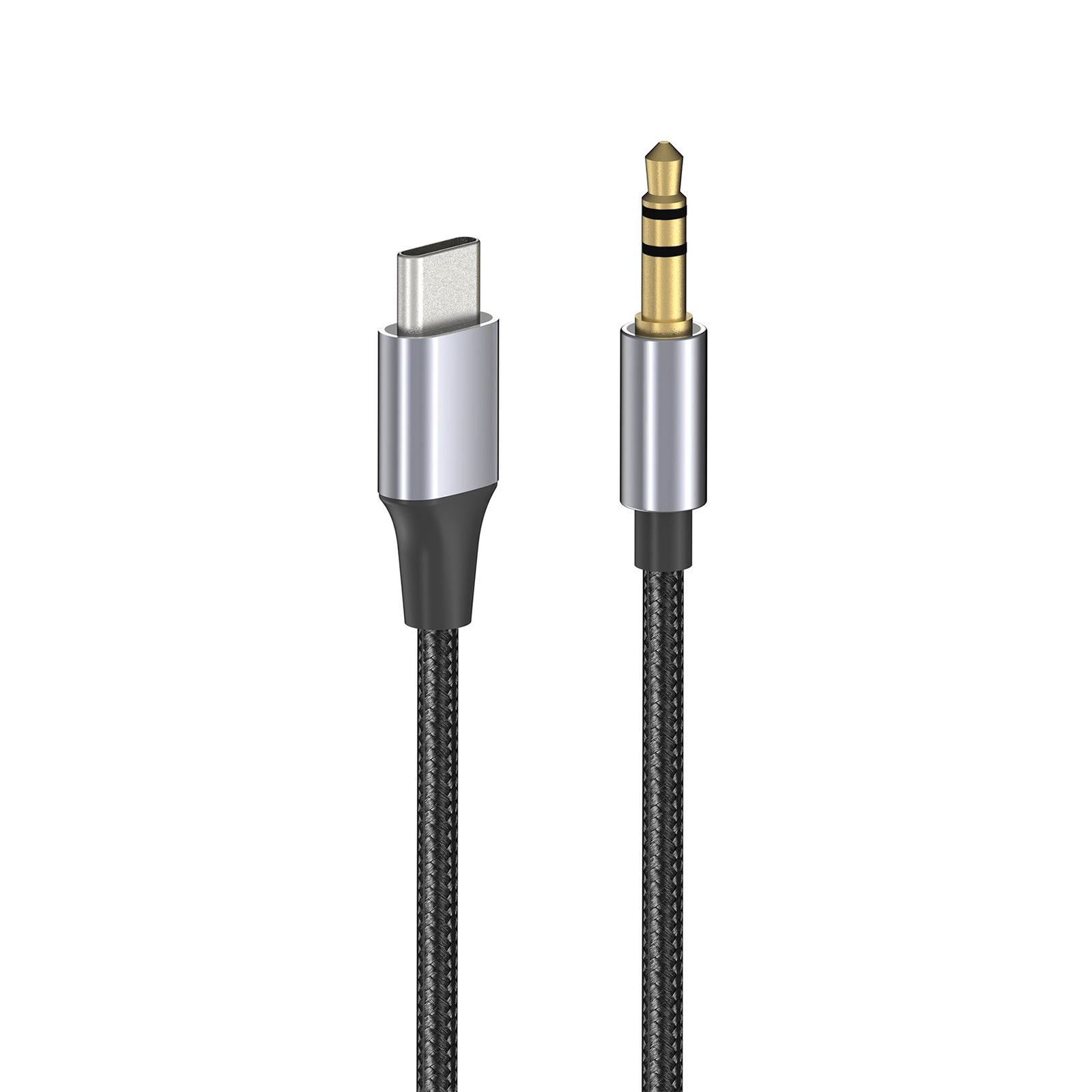 

Type C to 3.5mm Audio Cord Aux Jack Cable USB C to 3.5mm Port Male Connectors Adapter Wire Headphone Stereo Car Cord A