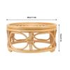 Nordic Natural Rattan Indoor Plant Stand Round Shape Plant Flower Rack Handmade Rattan Planter Stand For Home Garden Yard
