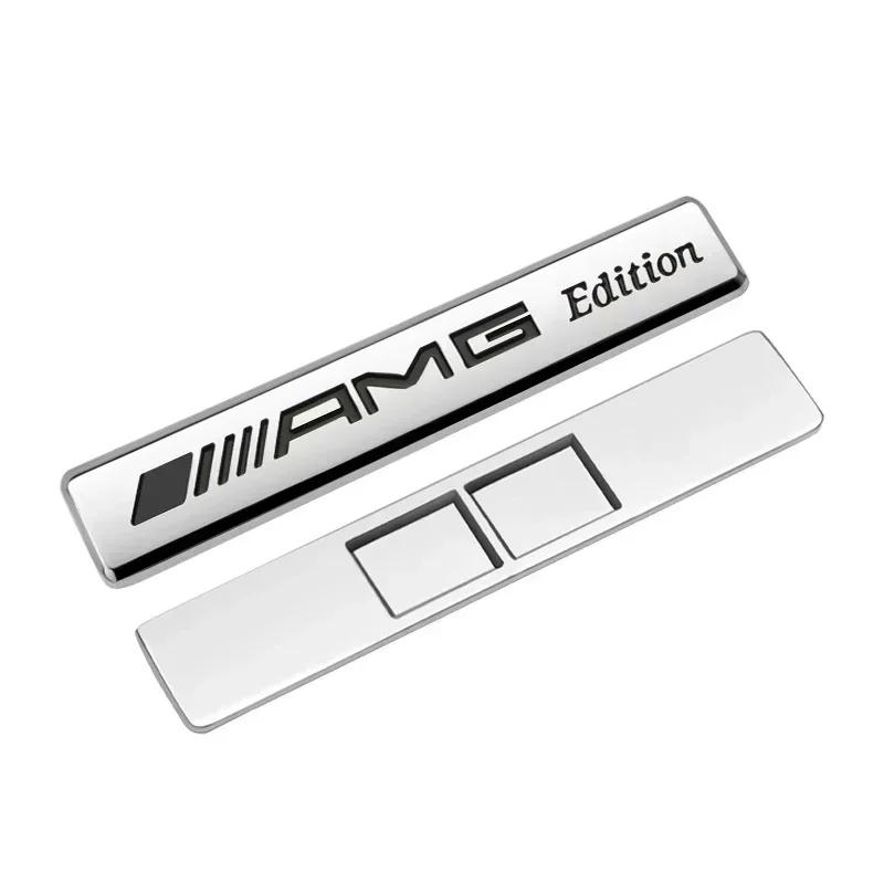 UKY5   Car Metal Emblem Stickers Reflective Decor Decals For Mercedes-Benz A/B/GLA/CLA Smart AMG W108 W124 W126 W140 W168 W169 W176 GLB