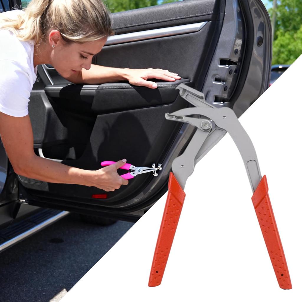 Universal Car Clip Pliers Stainless Steel Automotive Pliers Fastener Remover Automotive Repair Pliers Trim Removal Tools