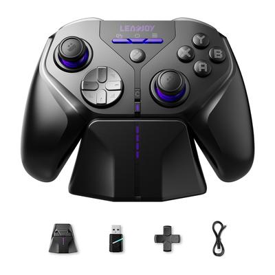 LEADJOY Xeno Plus Game Controller with Multimode TMR 1000Hz Polling Hall Micro Switch Dual 8 Micro Smart Charging 4 Customizable Back Compatible with