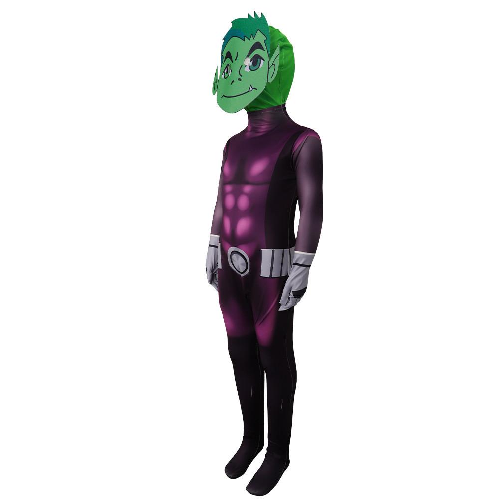 Halloween Teen Titans Anime Characters Cosplay Jumpsuit For Kids And Teens