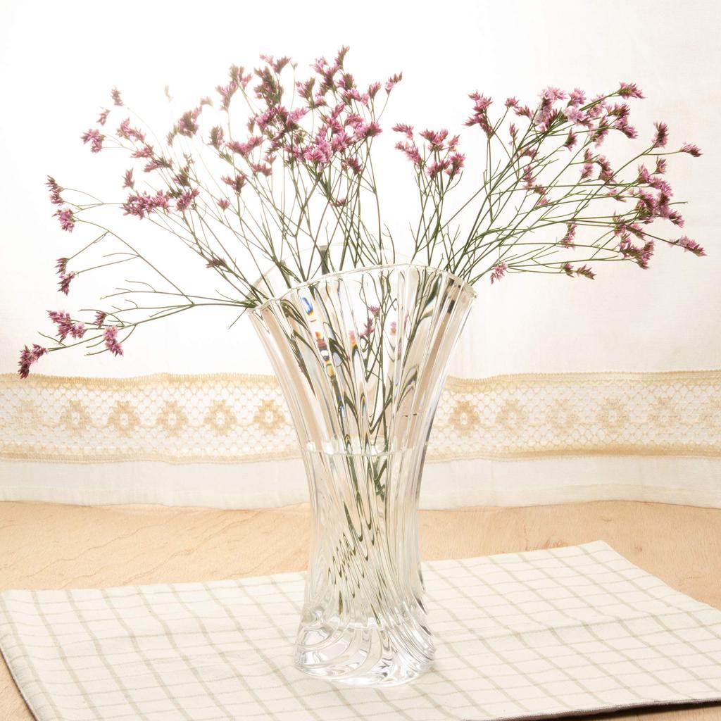 Toyo Sasaki Glass Flower Vase, Large, Frugole, Approx. 14.2 x 25.8 x 14.2 cm, Made in Japan, P-26356-JAN, Clear