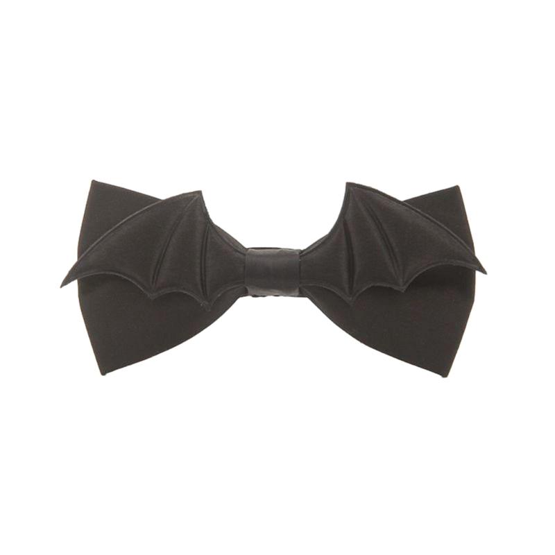 Unisex Halloween Bowtie with Adjustable Strap Batwing Necktie Cosplay Costume