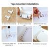 Toilet Lid Hinge Repair Bolts Accessories Screws Washers Set Universal Replacement Toilet Lid Set Screws