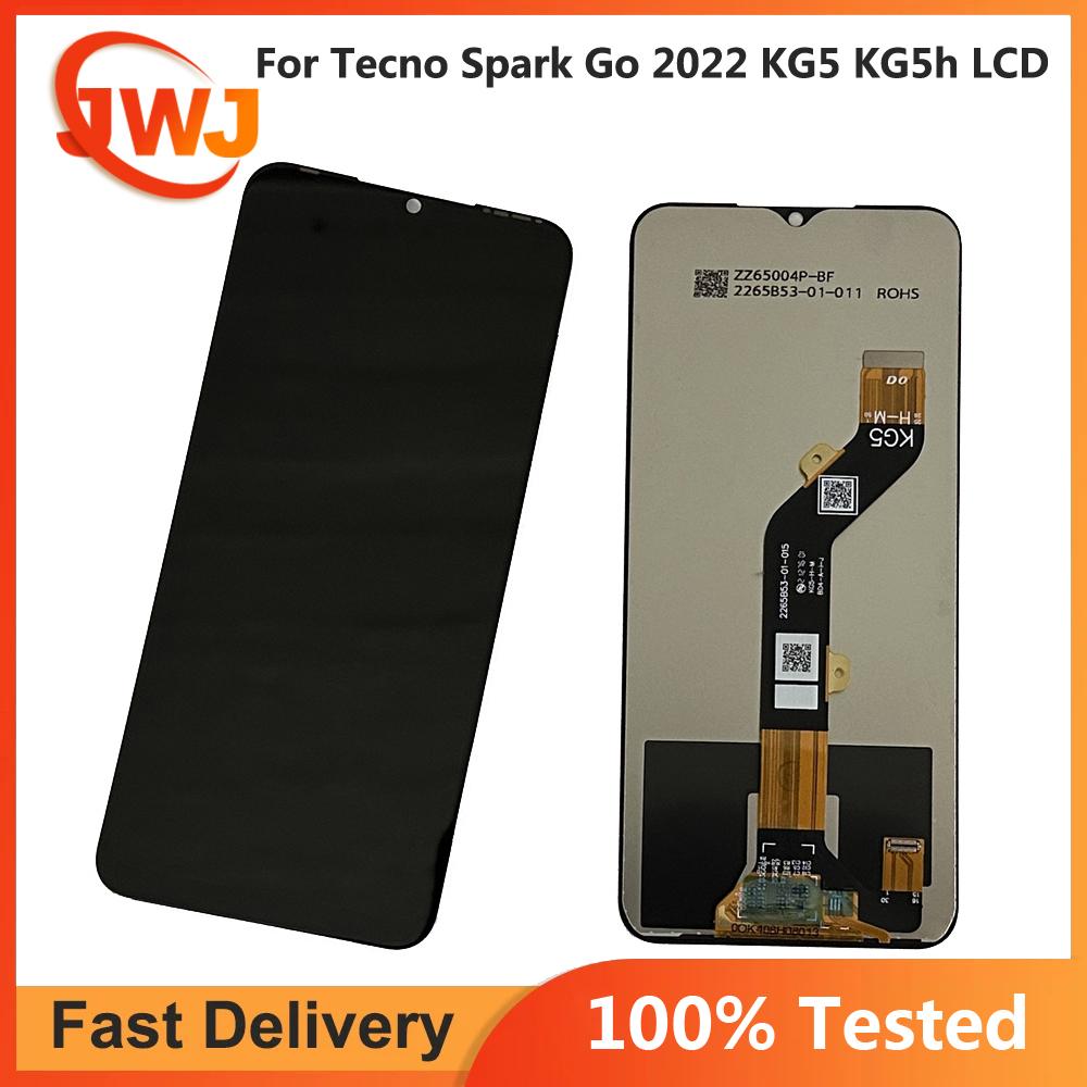 

LCD Screen and Digitizer Full Assembly for Tecno Spark Go 2022 KG5 KG5h