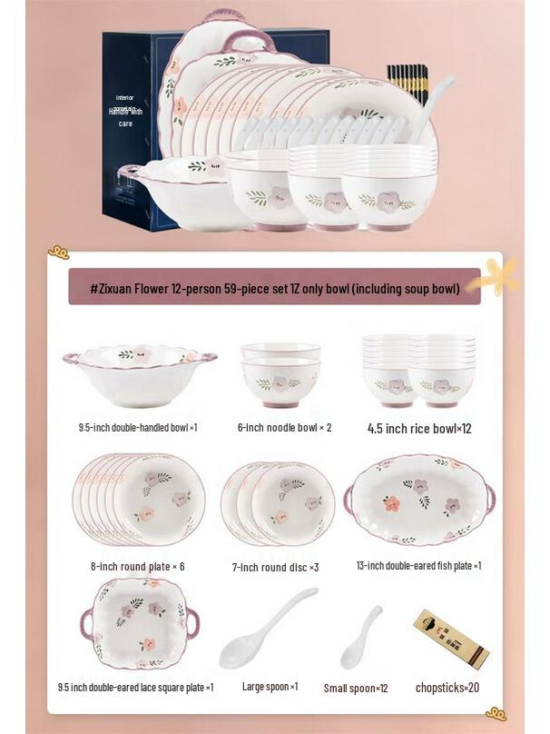 Japanese Ceramic Dinnerware Set