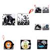 New Baby Cloth Book Black And White Number Cognitive Sound Paper Children's Early Education Book Tear-resistant Cloth Book Infant Toddler Toy