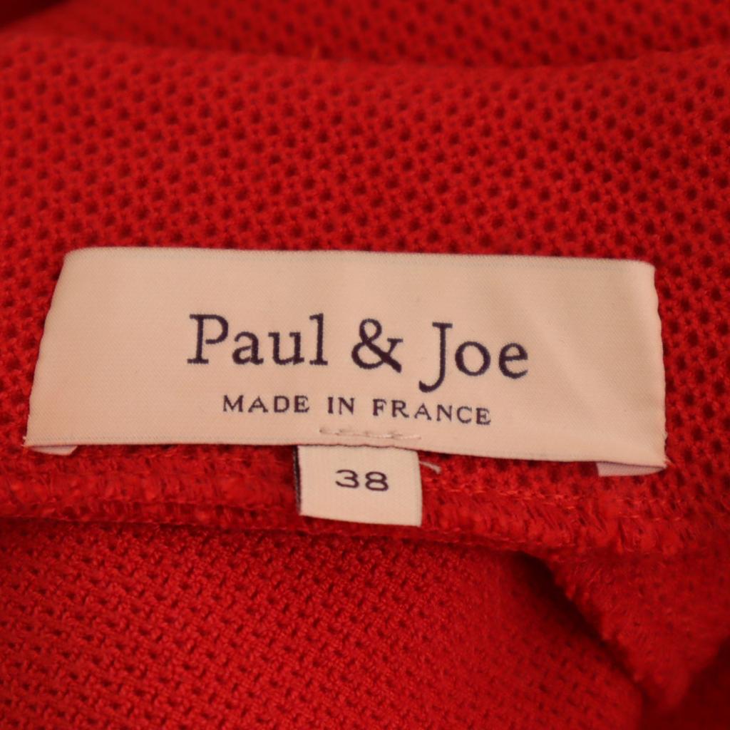 PAUL&JOE Made in France Short sleeve one piece 38 Red Women Used