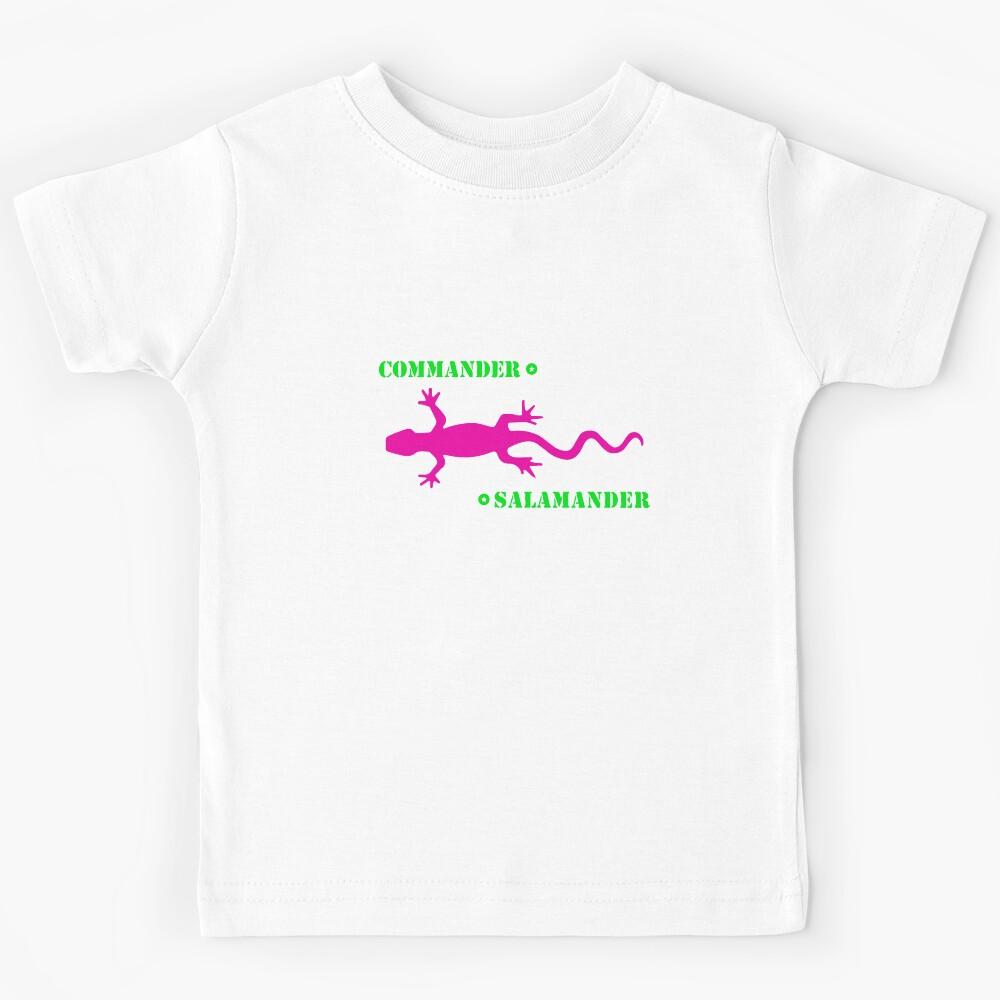 Commander Salamander (color) Kids T-Shirt 100