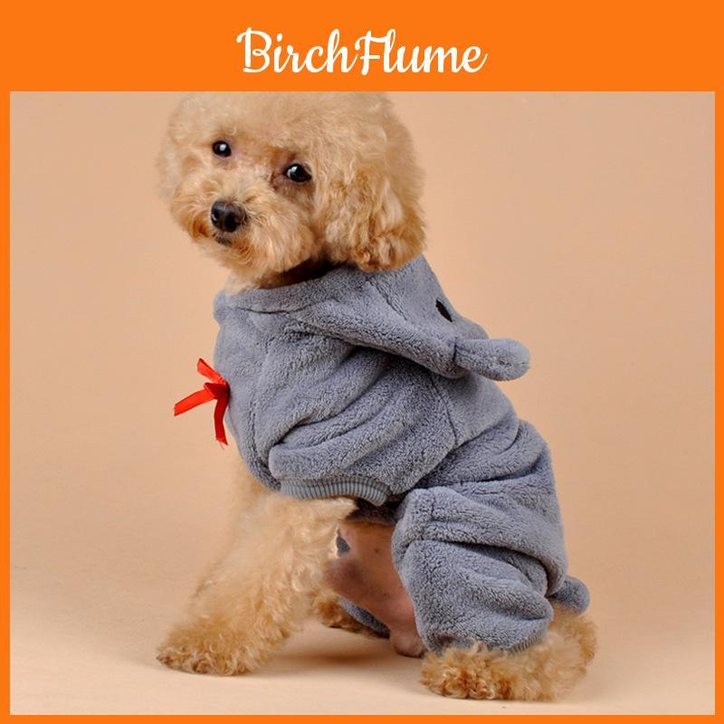 Cozy Fleece Bear Costume For Small Dogs Perfect For Winter And Autumn Days
