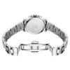 OLEVS Women's Luxury Elegant Watch Stainless Steel Waterproof Luminous Diamond Small Wrist Silver Blue Fashion Watch